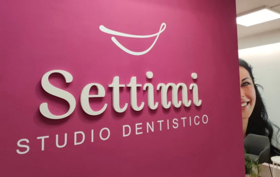 Visiby Settimi studio dentistico orte vasanello graphic design branding desegno logo 3d